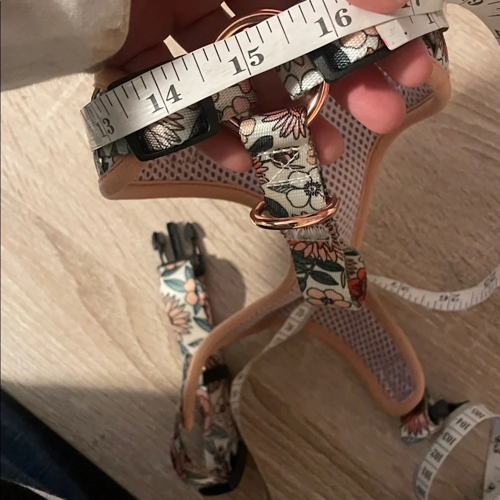 Small Dog Floral Harness